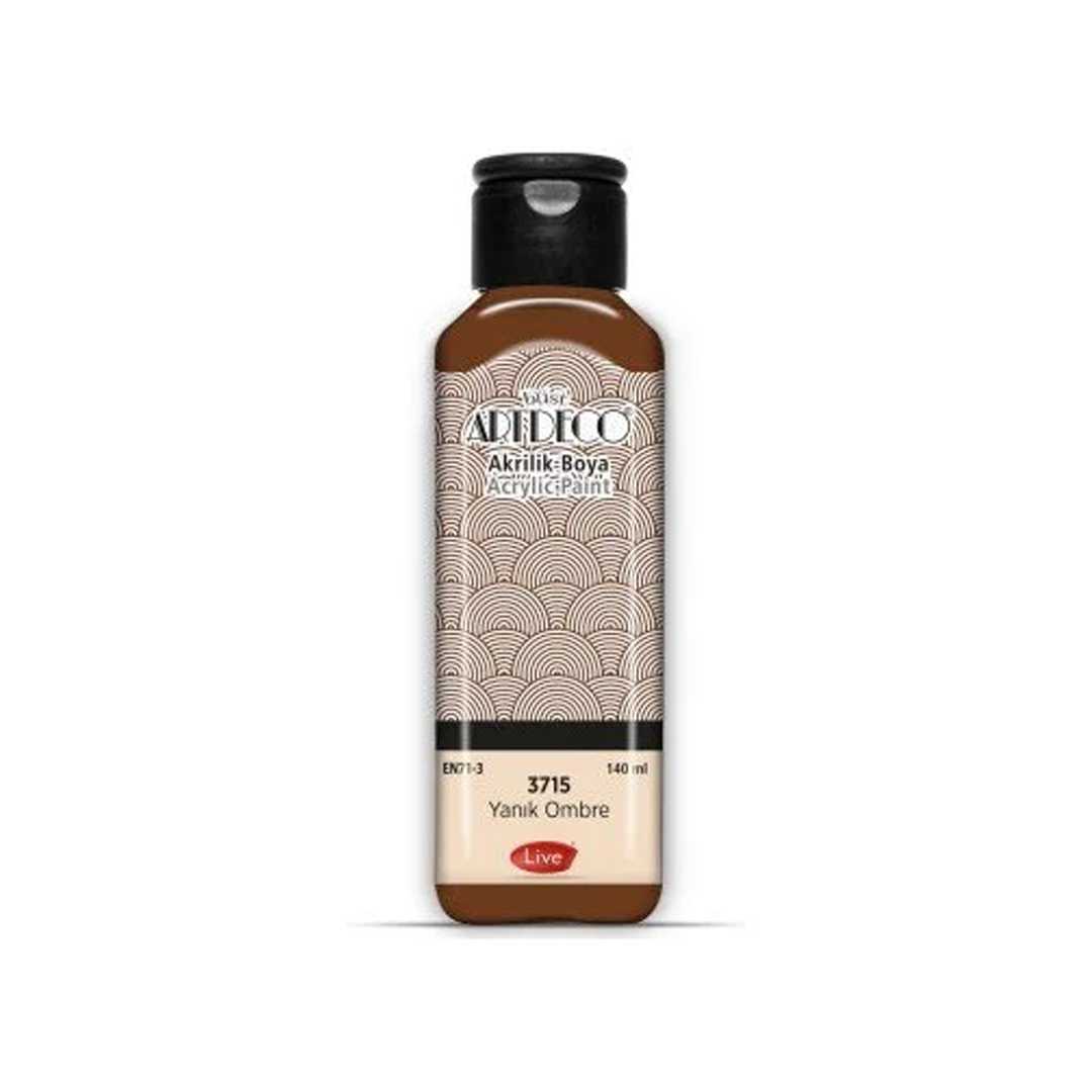 ARTDECO AKRİLİK BOYA 140 ML YANIK OMBRE 3715 1