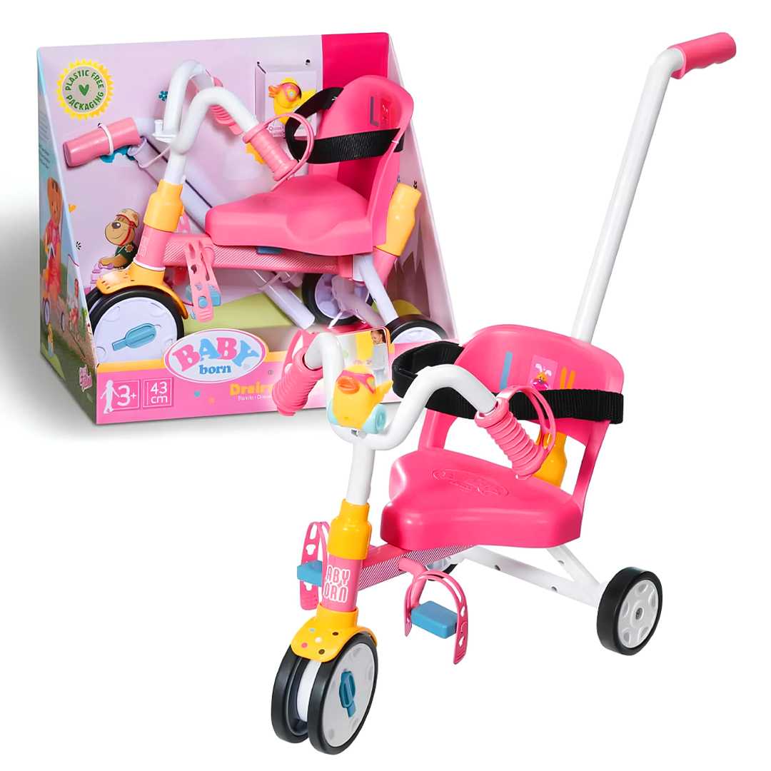 ZAPF BABY BORN 834299 BİSİKLET 3 TEKERLEKLİ 43 CM 3+ 1