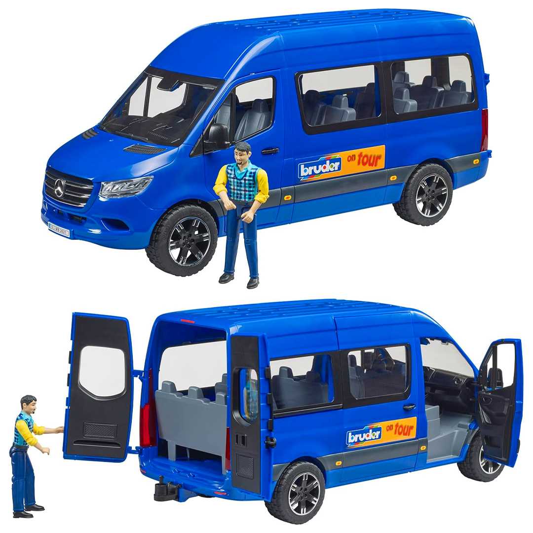 BRUDER BR02681 MERCEDES BENZ SPRİNTER TUR ARABASI VE SÜRÜCÜ 1:16 4+ 1