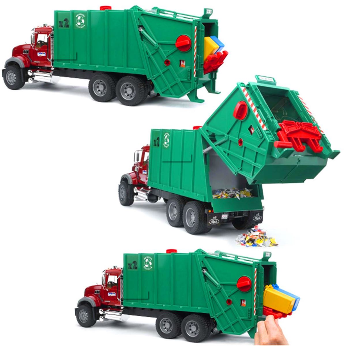 BRUDER BR02812 MACK GRANİTE ÇÖP KAMYONU 1:16 4+ 1