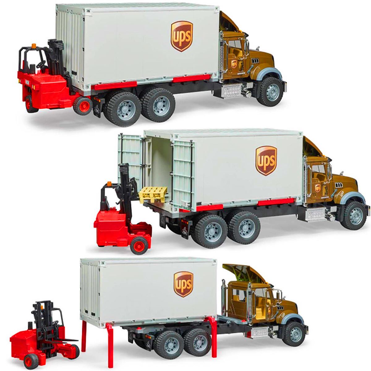 BRUDER BR02828 KARGO KAMYONU-FORKLİFT 1:16 4+ 1