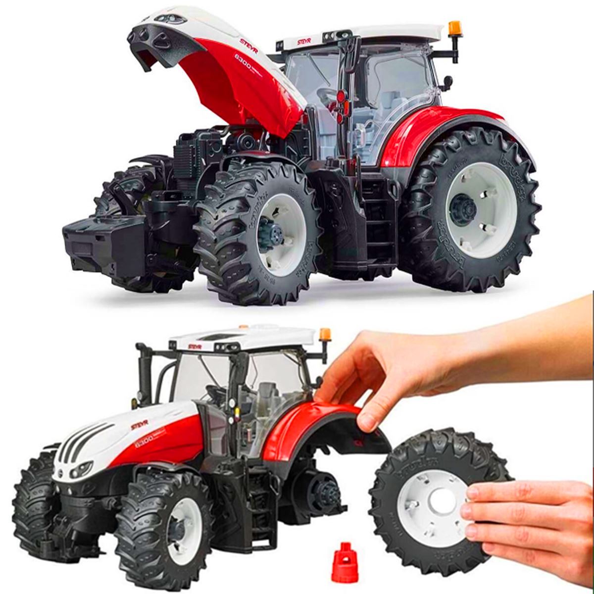 BRUDER BR03180 TRAKTÖR STEYR 6300 TERRUS 1:16 3+ 1