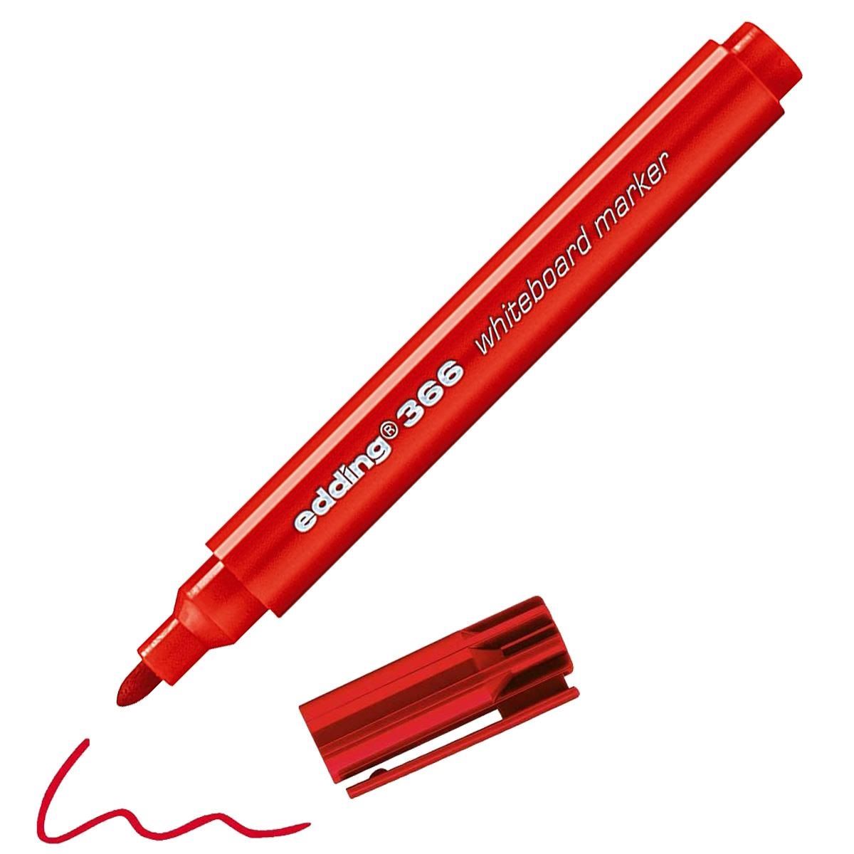 EDDİNG TAHTA KALEMİ 366 MİNİ KIRMIZI 10 LU 1