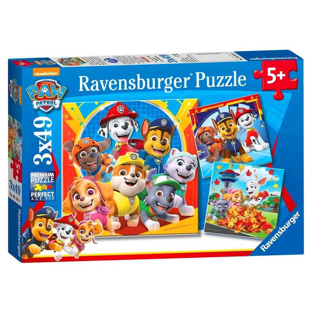 RAVENSBURGER PUZZLE 050482 PAW PATROL 3X49 PARÇA 5+ 1