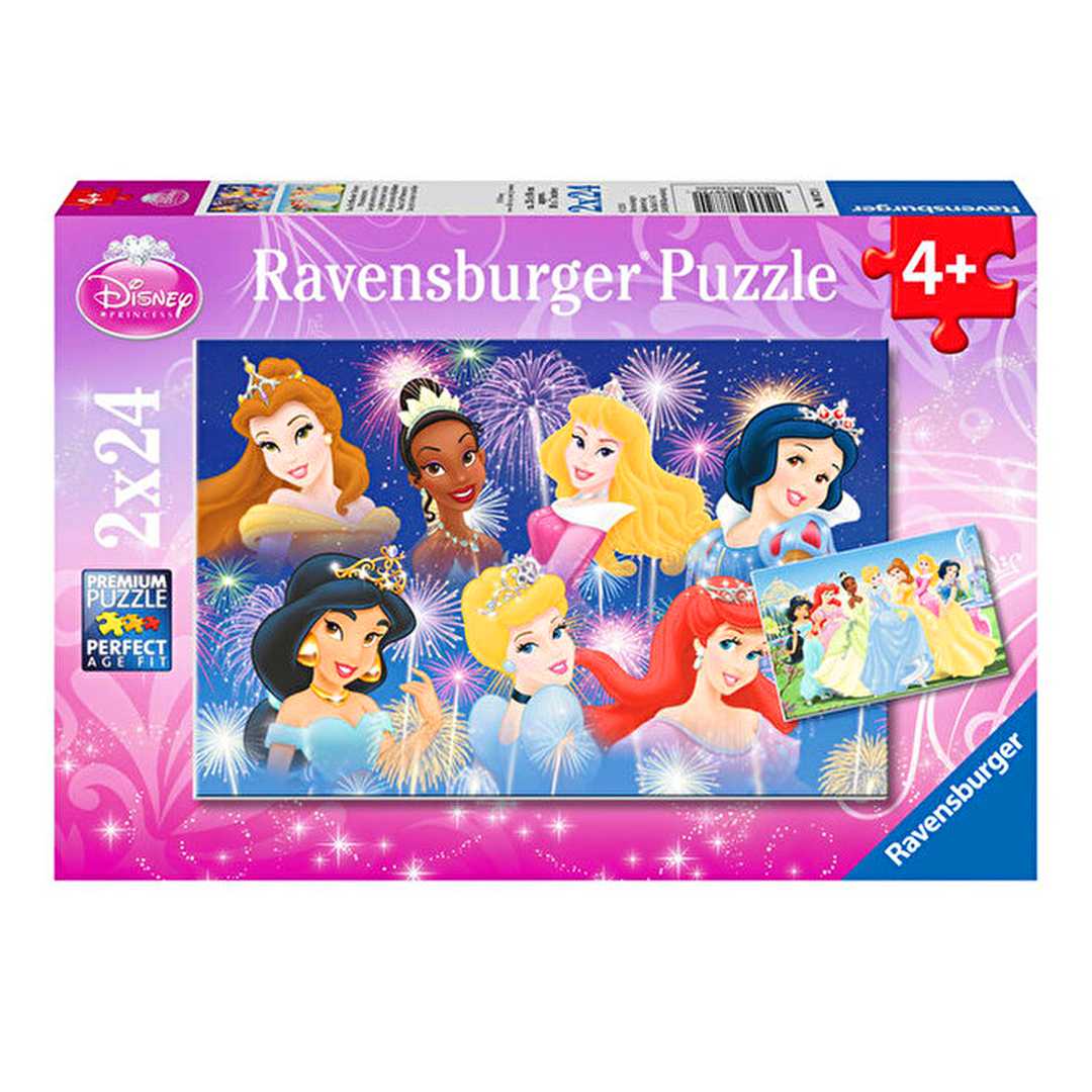 RAVENSBURGER PUZZLE 088720 WD PRENSESLER 2X24 PARÇA 4+ 1