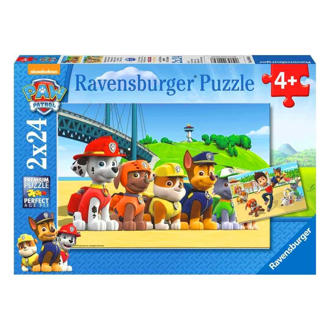 RAVENSBURGER PUZZLE 090648 PAW PATROL 2X24 PARÇA 4+ 1