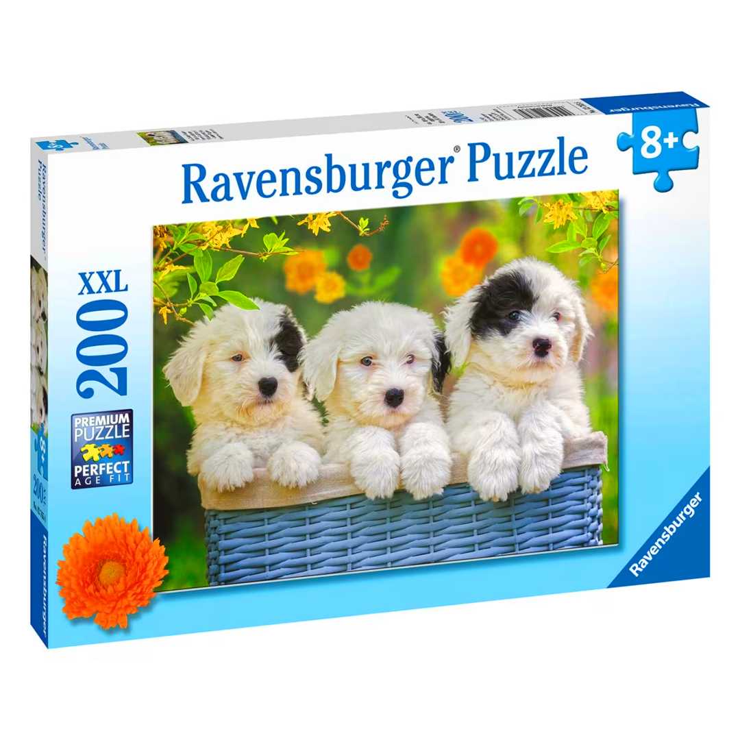 RAVENSBURGER PUZZLE XXL 127658 YAVRU KÖPEKLER PUPPİES 200 PARÇA 8+ 1