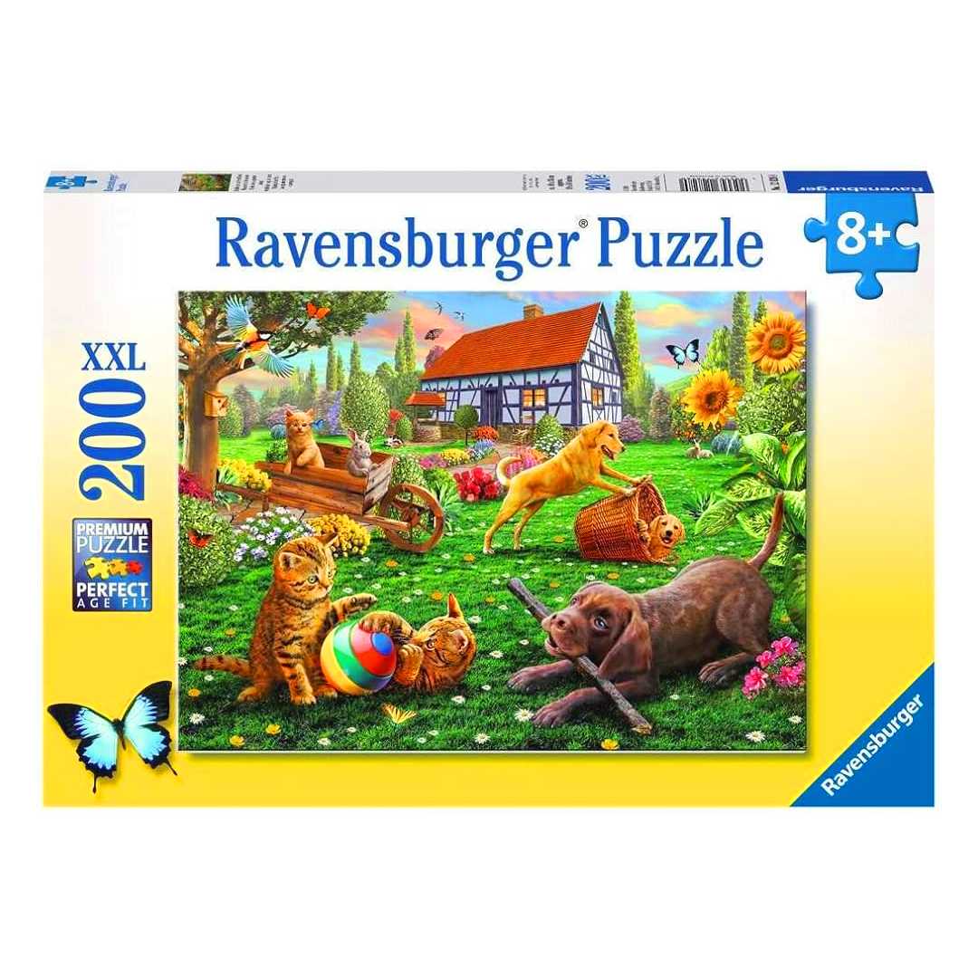 RAVENSBURGER PUZZLE XXL 128280 BAHÇEDE 200 PARÇA 8+ 1