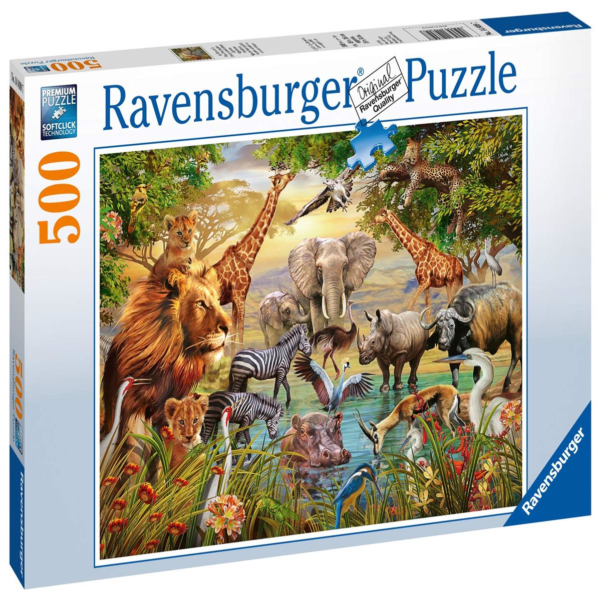 RAVENSBURGER PUZZLE 148097 WATER İNGHOLE 500 PARÇA 1