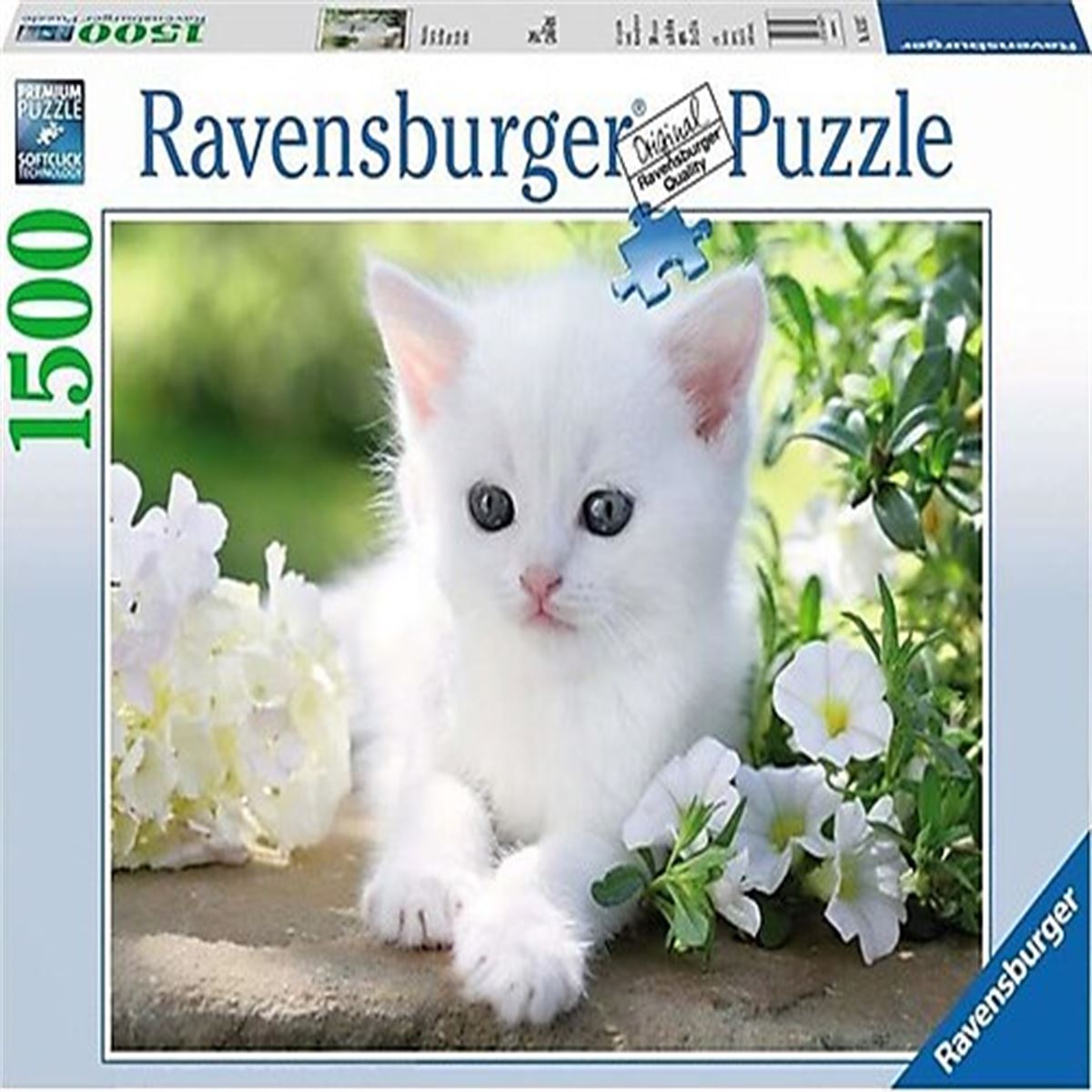RAVENSBURGER PUZZLE 162437 BEYAZ KEDİ 1500 PARÇA 1