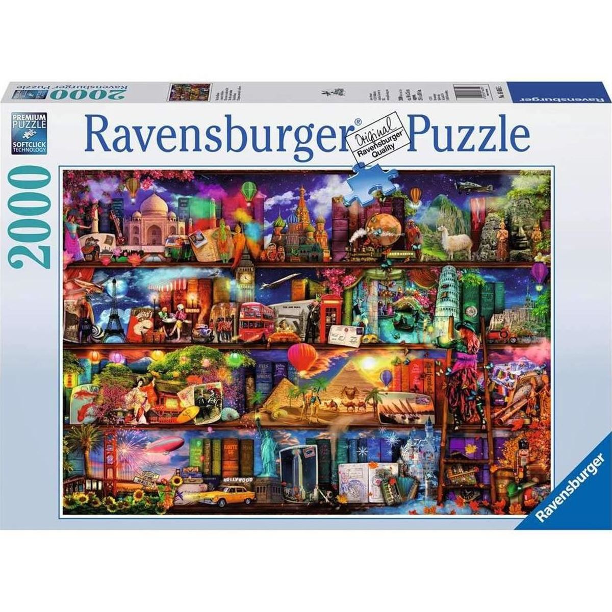 RAVENSBURGER PUZZLE 166855 KİTAPLARIN DÜNYASI 2000 PARÇA 1