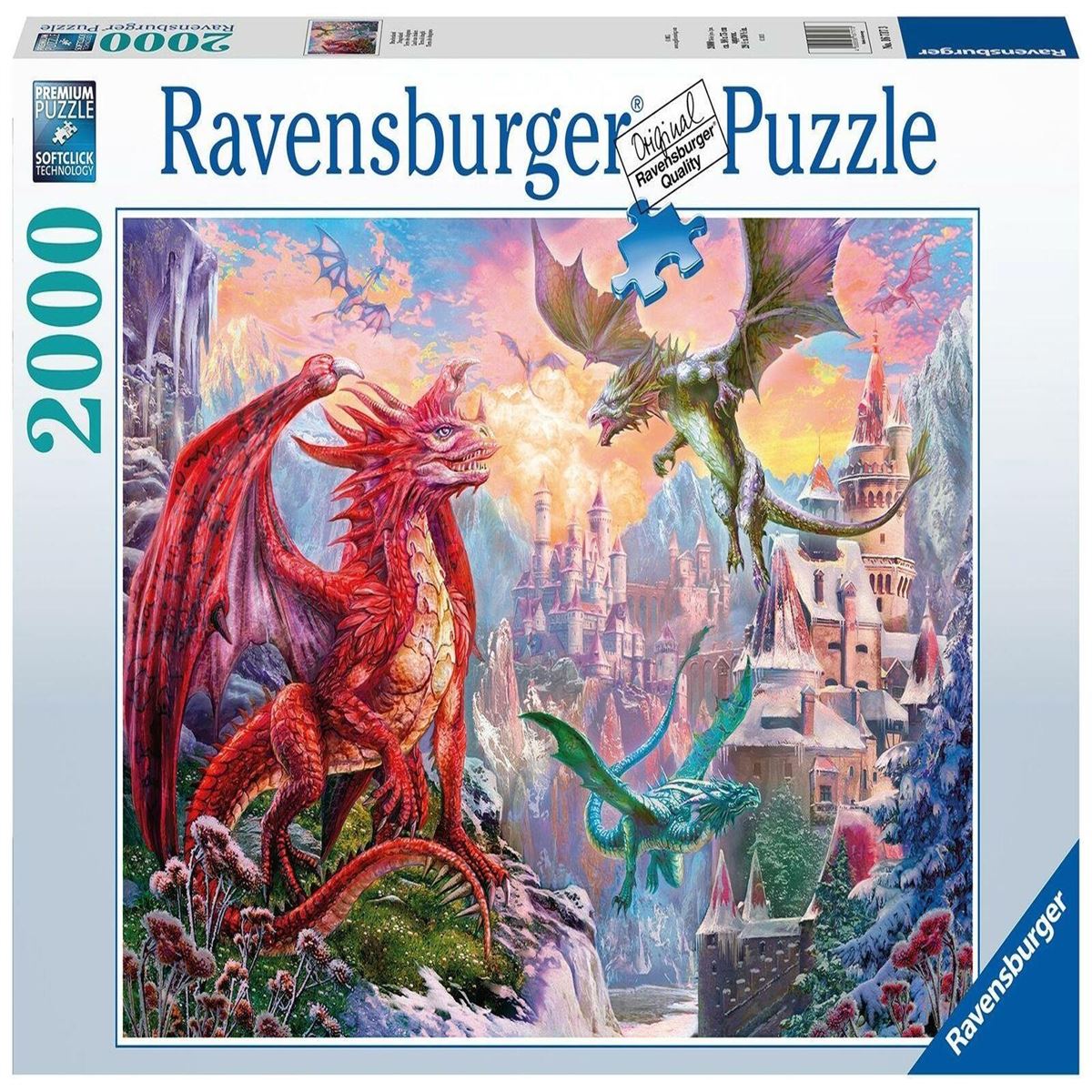 RAVENSBURGER PUZZLE 167173 EJDERHALAR 2000 PARÇA 1