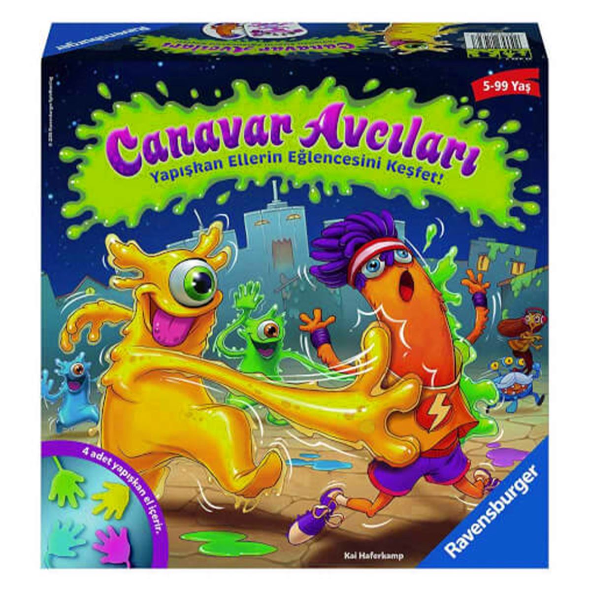 RAVENSBURGER CANAVAR AVCILARI 214327 YAPIŞKAN ELLİ 5+ 1