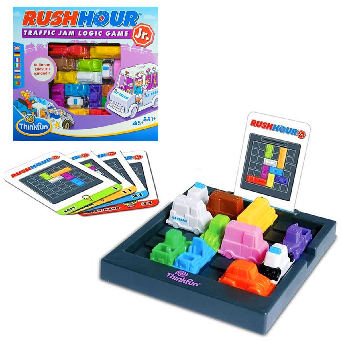THİNKFUN TRAFİK SIKIŞIKLIĞI MANTIK OYUNU 76437 RUSHHOUR JUNİOR 5+ 1