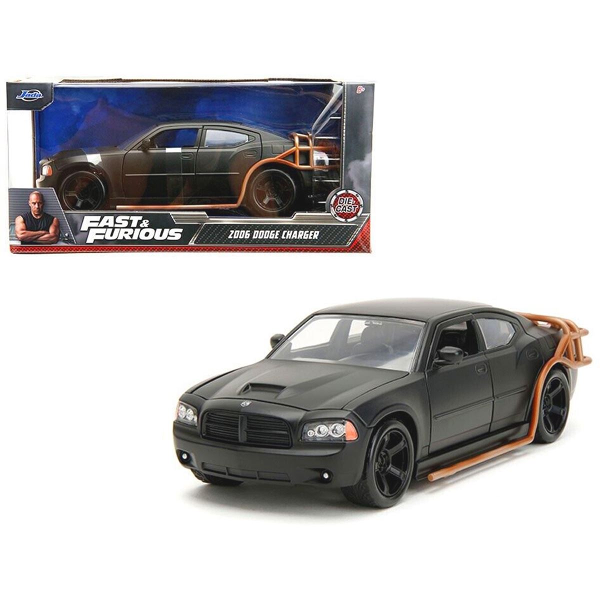SİMBA JADA FAST FURİOUS 3203078 2006 DODGE CHARGER DİE CAST 1:24 8+ 1