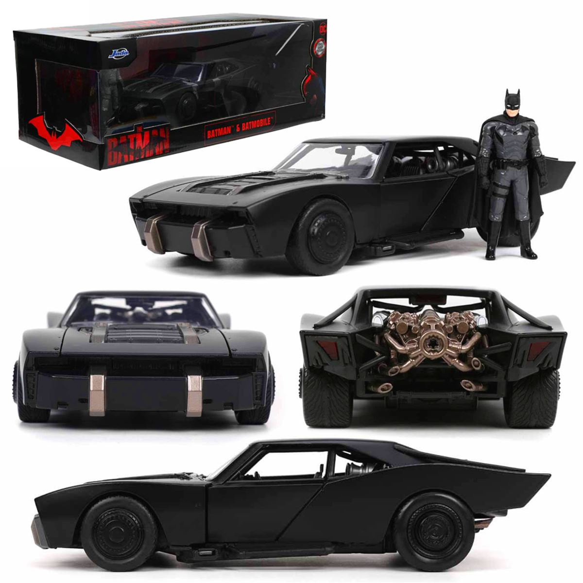SİMBA JADA BATMAN 3215010 BATMAN BATMOBİLE DİE CAST FİGÜR METAL ARABA 1:24 8+ 1