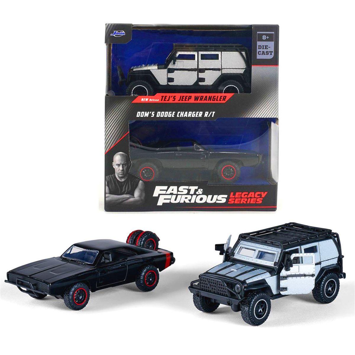 SİMBA JADA FAST FURİOUS 3202014 LEGACY SERİ TEJS JEEP WRANGLER DOMS DODGE CHANGER DİE CAST 1:32 8+ 1
