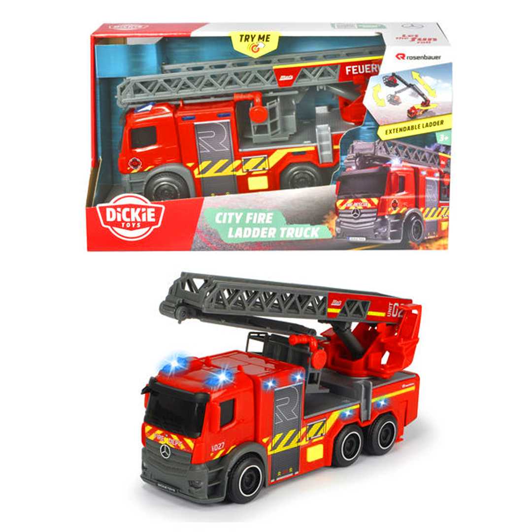 SİMBA DİCKİE 4023038 CİTY FİRE LADDER TRUCK SESLİ IŞIKLI 3+ 1
