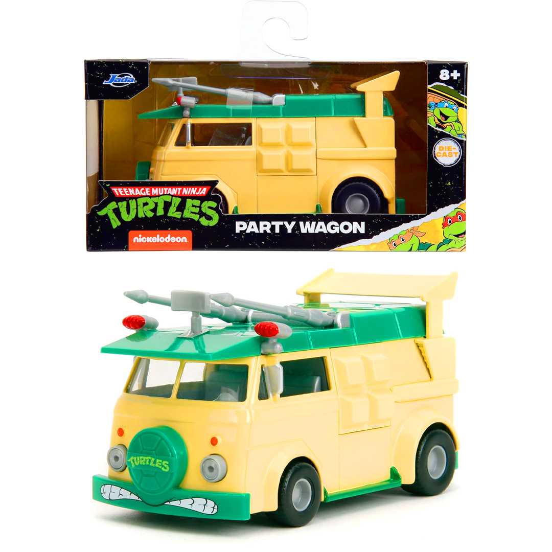 SİMBA JADA TURTLES 3282000 PARTY WAGON DİE CAST METAL ARABA 1:32 8+ 1