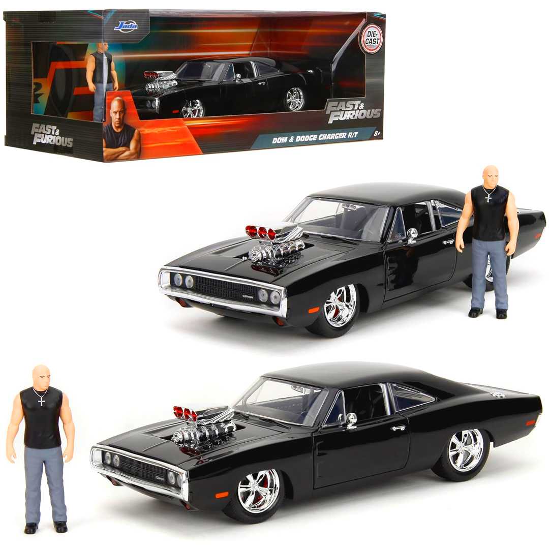 SİMBA JADA FAST FURİOUS 3205006 DOM 1970 DODGE CHANGER R/T DİE CAST METAL ARABA 1:24 8+ 1