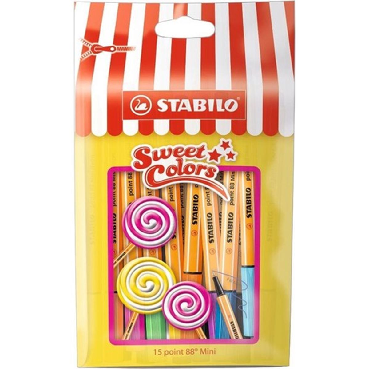 STABİLO 88 SWEET COLORS MİNİ 15 RENK 688-15-051 1