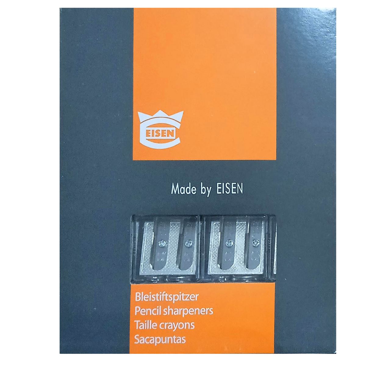 EİSEN KALEMTIRAŞ METAL 023 ÇİFT BÖLMELİ 20 Lİ 1