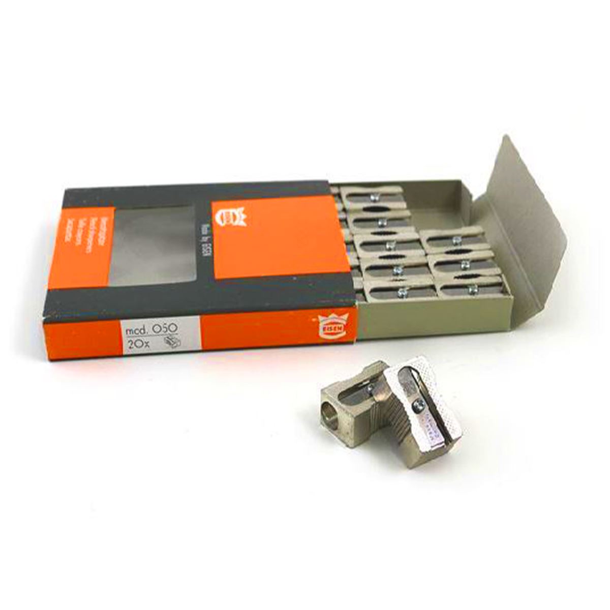 EİSEN KALEMTIRAŞ METAL 050 TEK BÖLMELİ 20 Lİ 1