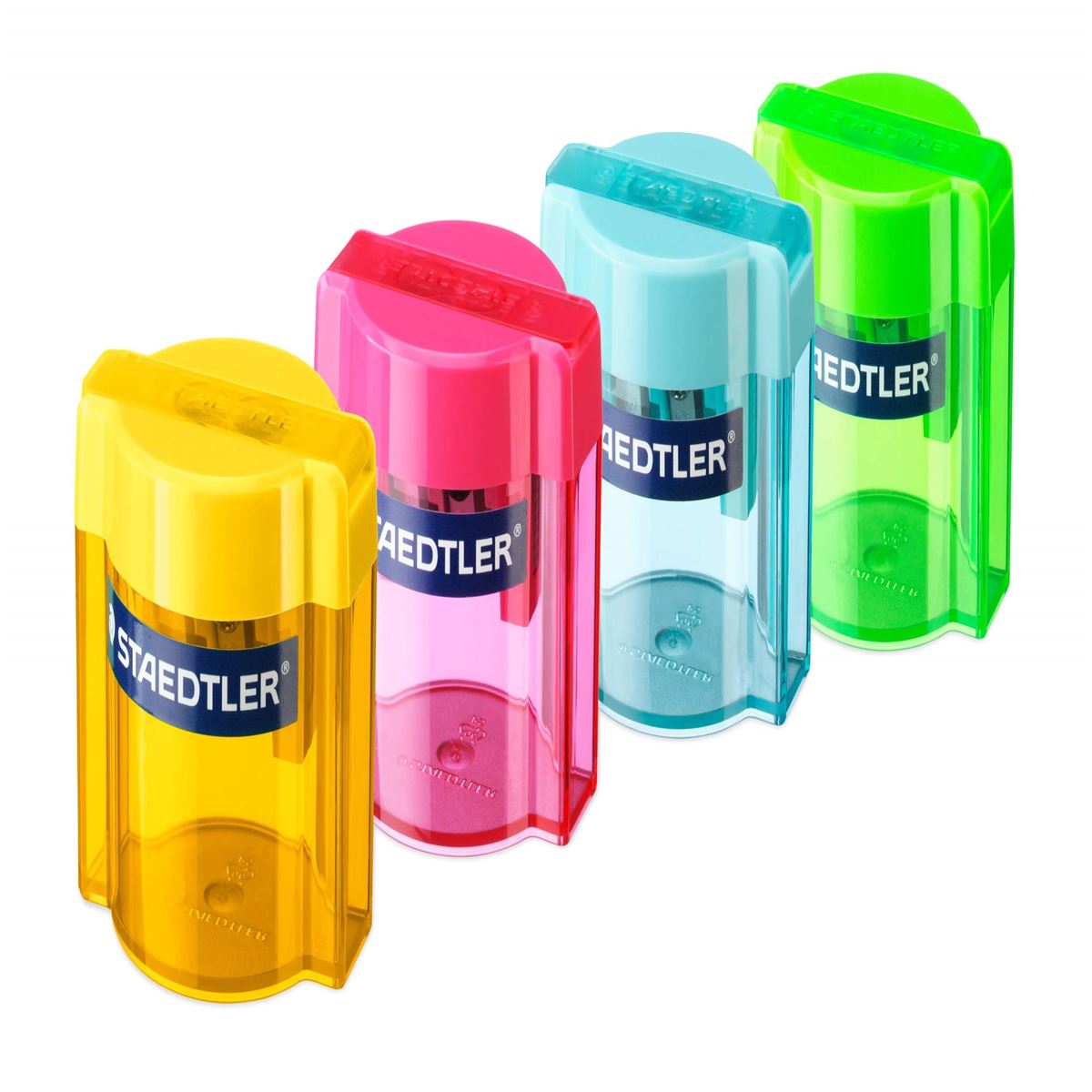 STAEDTLER KALEMTIRAŞ PLASTİK SÜPER JUMBO ÇİFT BÖLMELİ 10 LU 513001 1