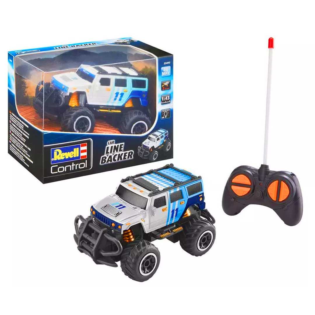 REVELL CONTROL KUMANDALI ARABA 23493 LİNE BACKER 2 CHANNEL 27MHZ 1:43 IŞIKLI 6+ 1