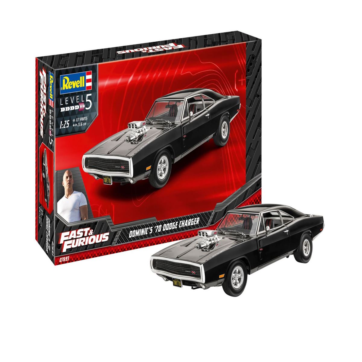 REVELL 67693 FAST FURİOUS DOMİNİCS 70 DODGE CHARGER 1