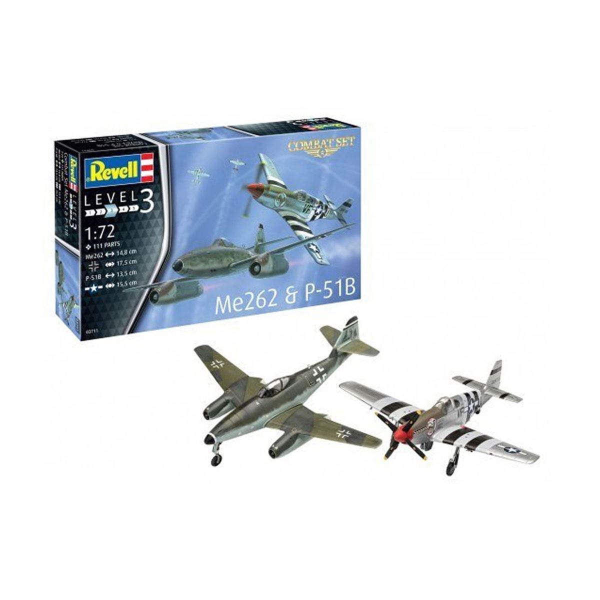 REVELL 63711 ME262 P-51B 1