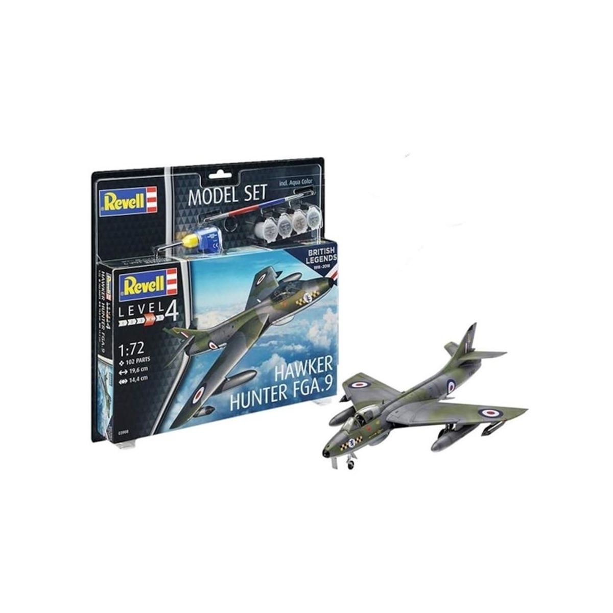 REVELL OYUNCAK 63908 RAF HAWKER HUNTER MODEL SET 1