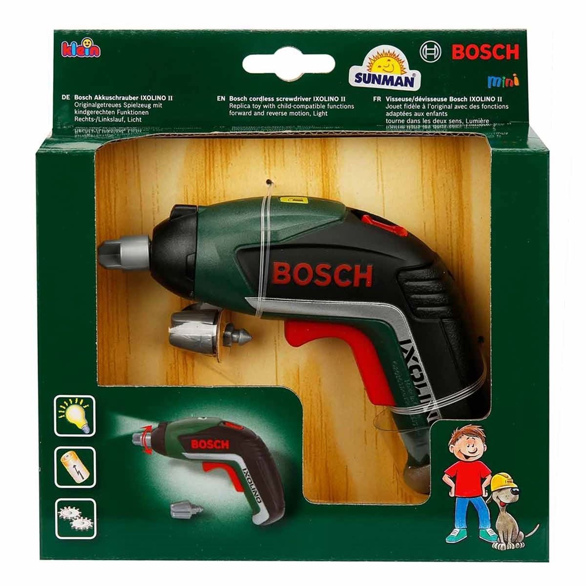 SUNMAN BOSH SCREWDRIVER İXOLİNO S00008602 TORNAVİDALI MATKAP IŞIKLI PİLLİ 1