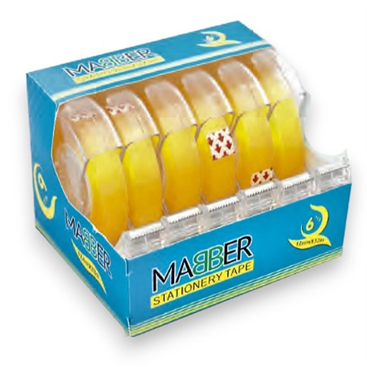 MABER BANT ŞEFFAF 12x33 KESME MAKİNELİ 6 LI MR-SB-005 1