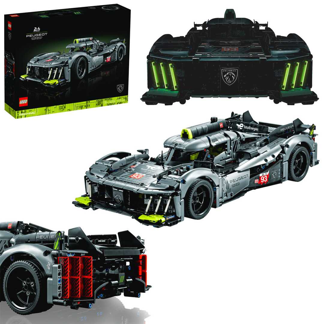 LEGO TECHNİC 42156 PEUGEOT 9X8 24H LEMANS HYPERCAR 1775 PARÇA 18+ 1