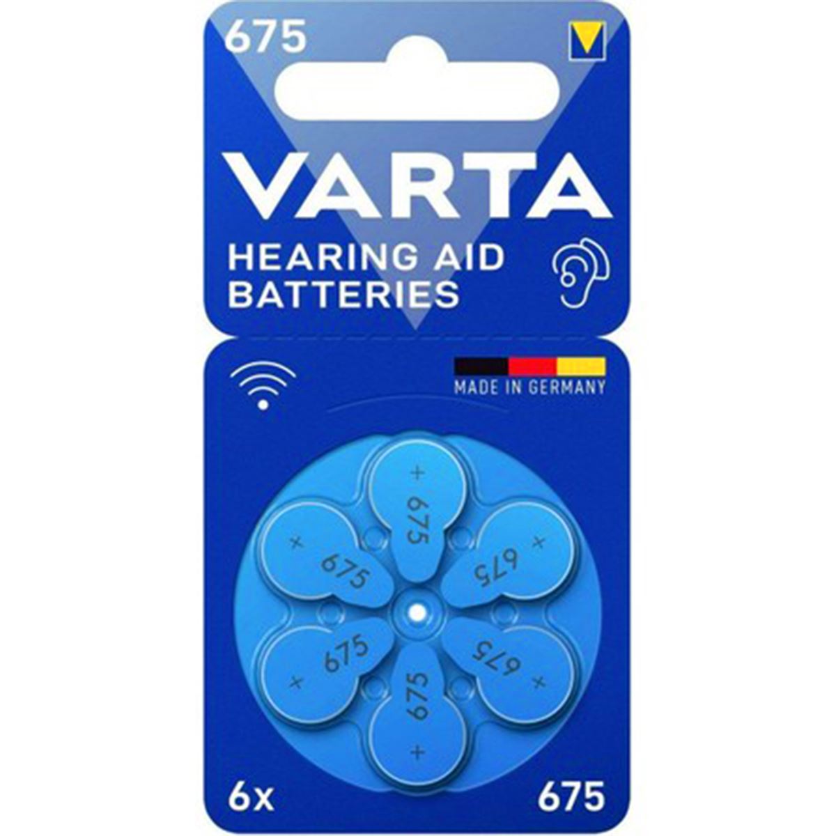 VARTA KULAKLIK PİLİ 675 - PR44 1.45V 6 LI 1