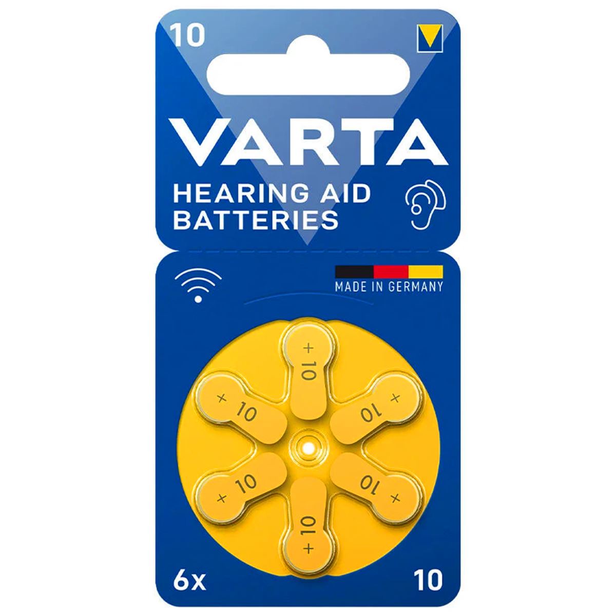 VARTA KULAKLIK PİLİ 10 - PR70 1.45V 6 LI 1