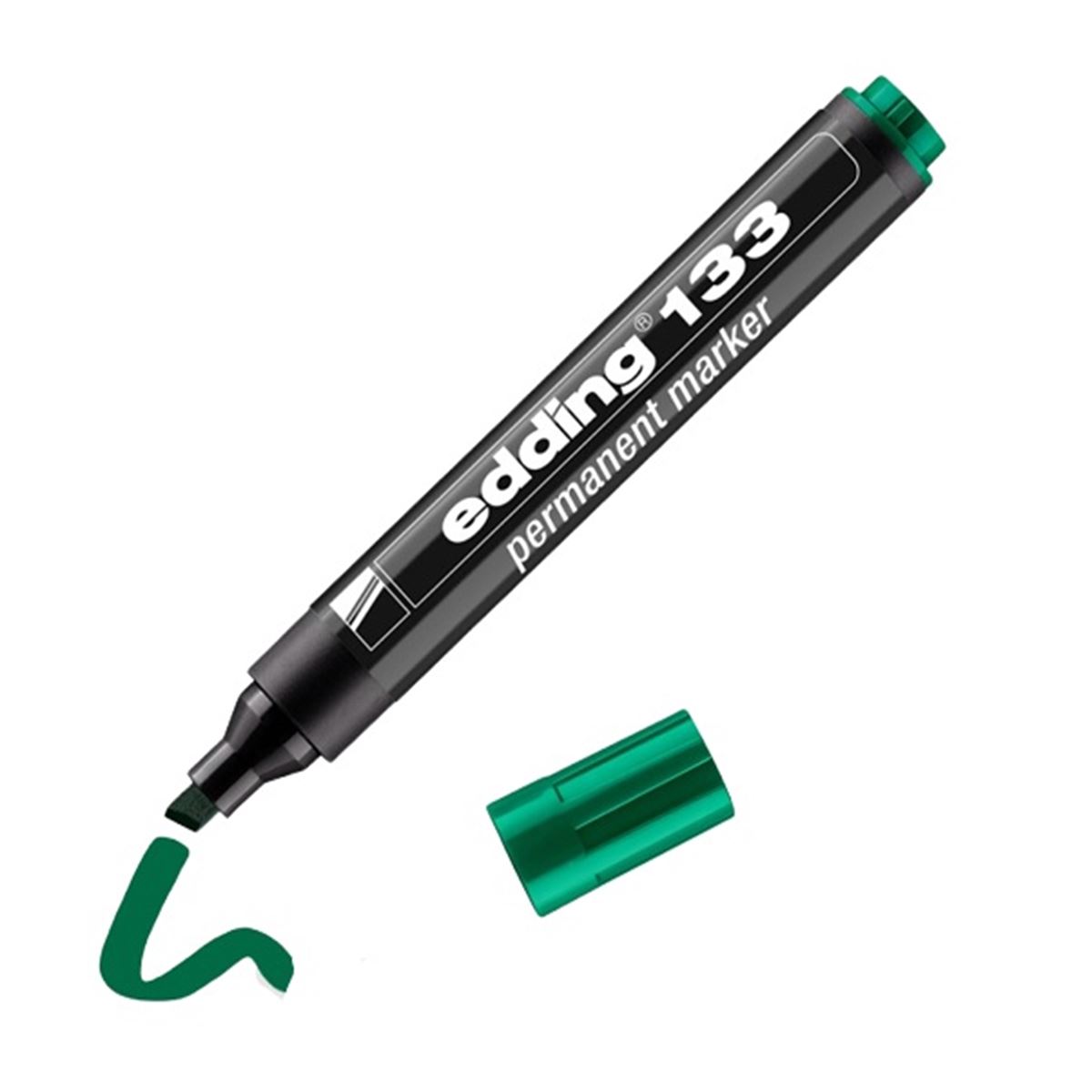 EDDİNG MARKÖR 133 KESİK UÇ YEŞİL 10 LU 1