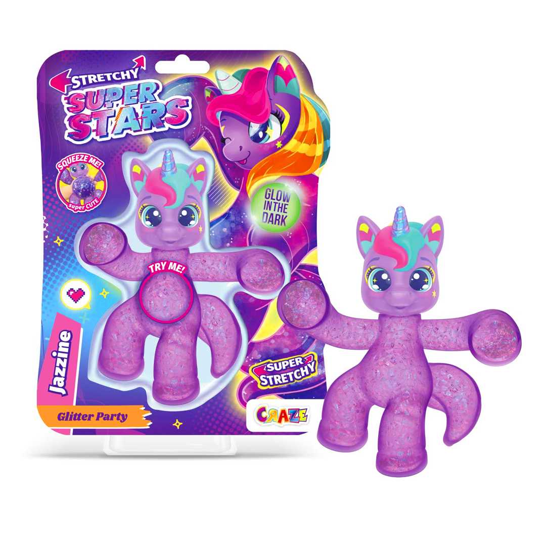 CRAZE STRETCHY SÜPERSTARS 46869 GLİTTER PARTY JAZZİNE ESNEYEN YUMUŞAK FİGÜR 3+ 1