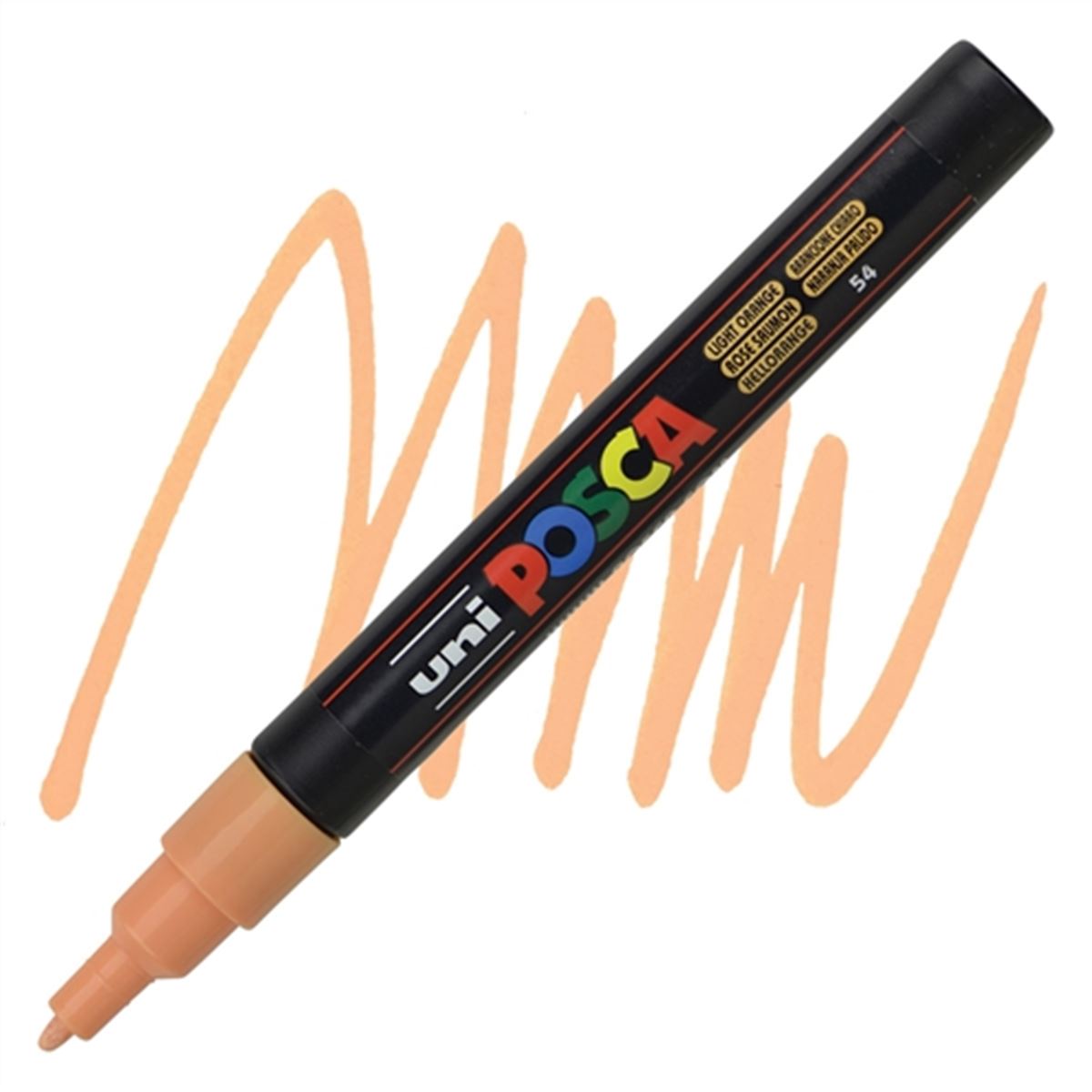 UNİ POSTER MARKÖRÜ POSCA PC-3M 09-1.3 AÇIK TURUNCU 6 LI 1