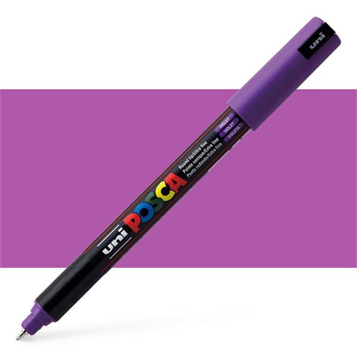 UNİ POSTER MARKÖRÜ POSCA PC-1MR 07 MOR 6 LI 1