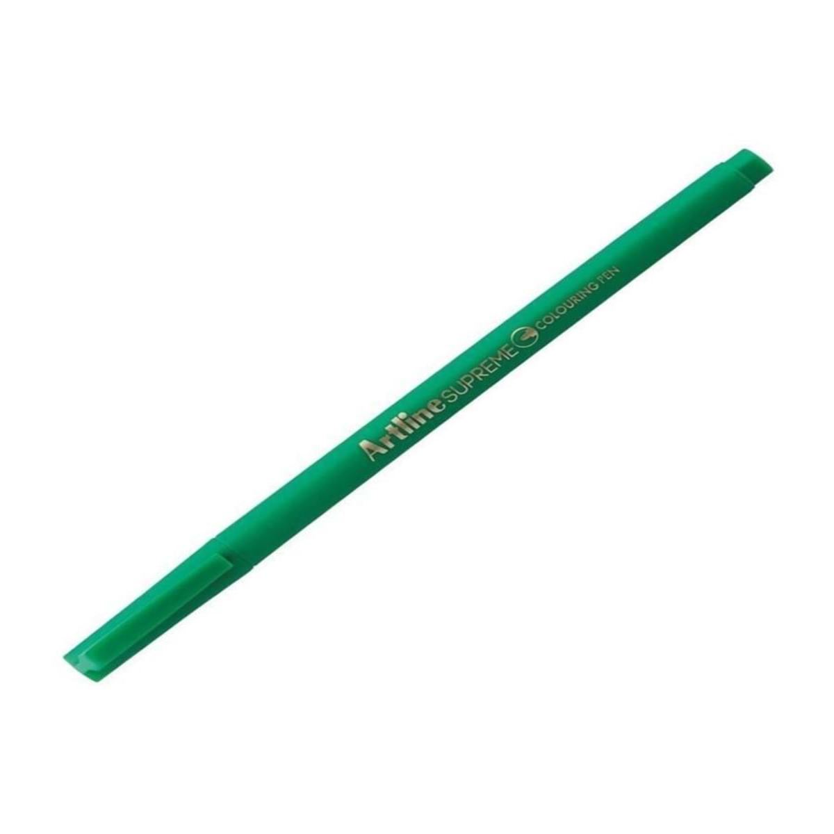 ARTLİNE SUPREME COLOURİNG KEÇE UÇLU KALEM 210 YEŞİL 0.6 12 Lİ 1