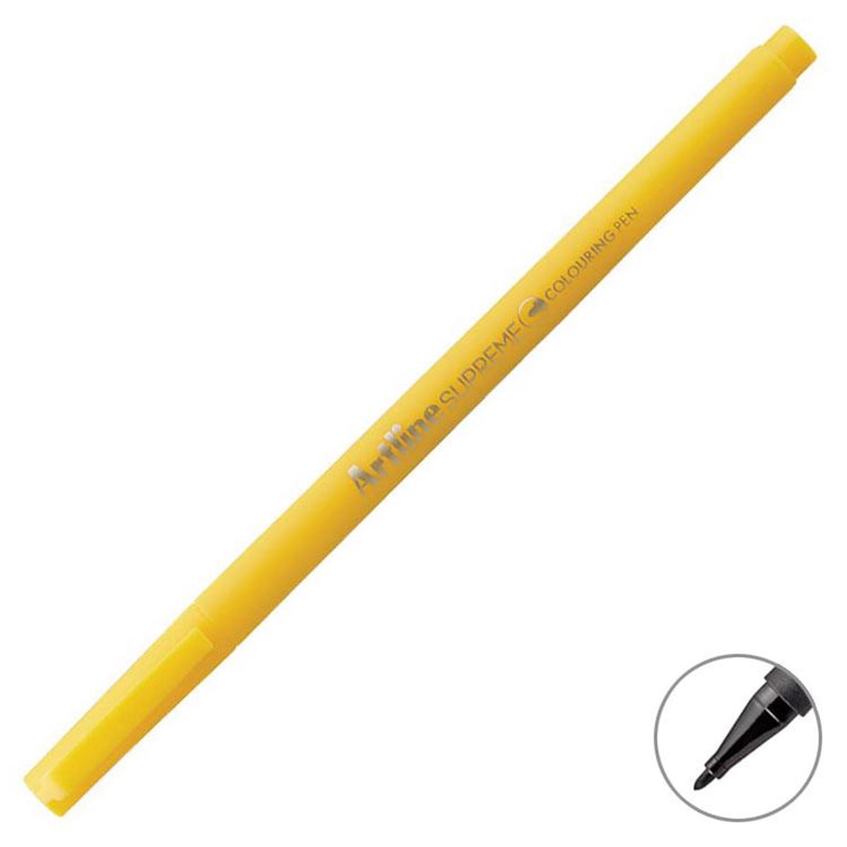 ARTLİNE SUPREME COLOURİNG KEÇE UÇLU KALEM 210 SARI 0.6 12 Lİ 1