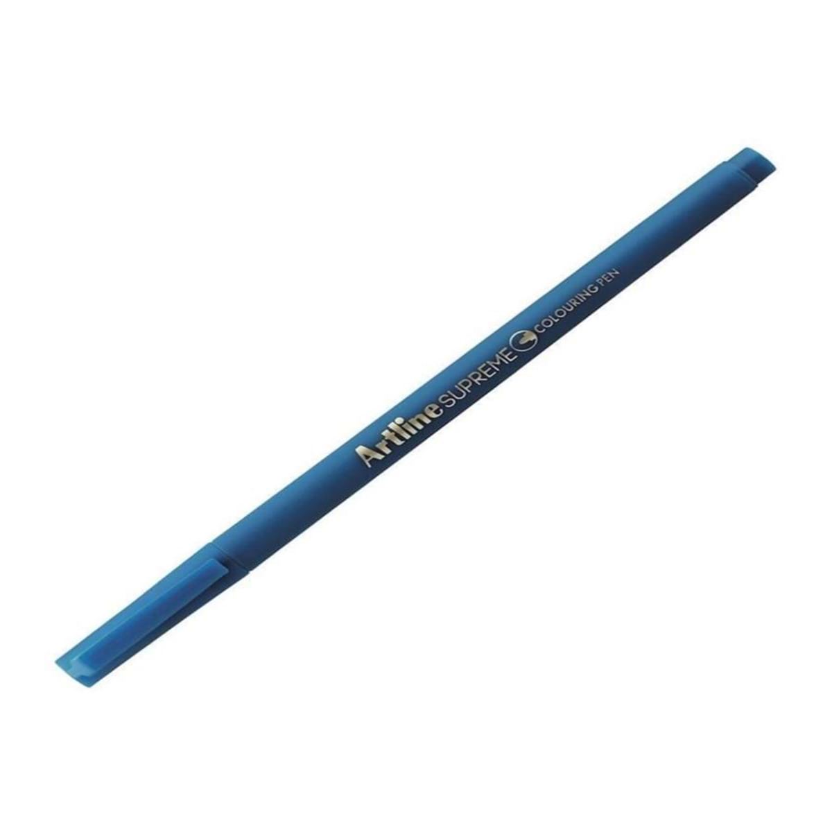 ARTLİNE SUPREME COLOURİNG KEÇE UÇLU KALEM 210 ROYAL MAVİ 0.6 12 Lİ 1