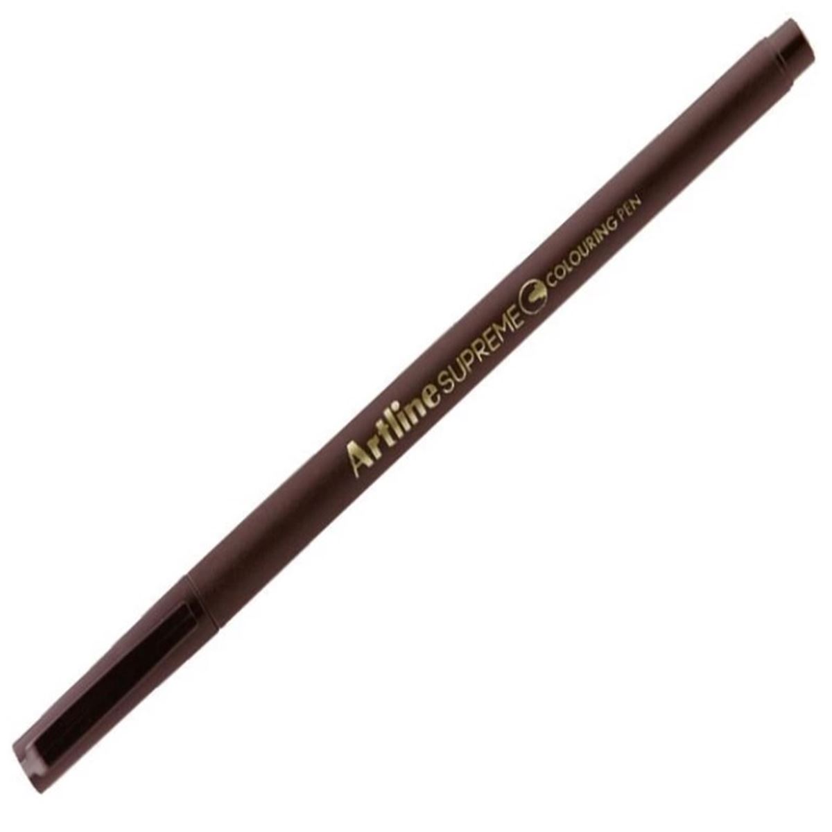 ARTLİNE SUPREME COLOURİNG KEÇE UÇLU KALEM 210 KOYU KAHVERENGİ 0.6 12 Lİ 1
