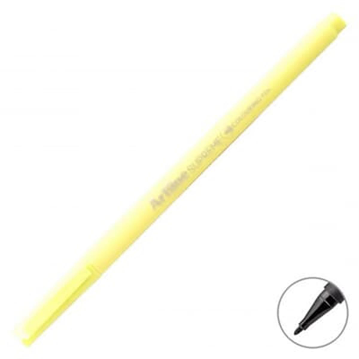 ARTLİNE SUPREME COLOURİNG KEÇE UÇLU KALEM 210 AÇIK SARI 0.6 12 Lİ 1