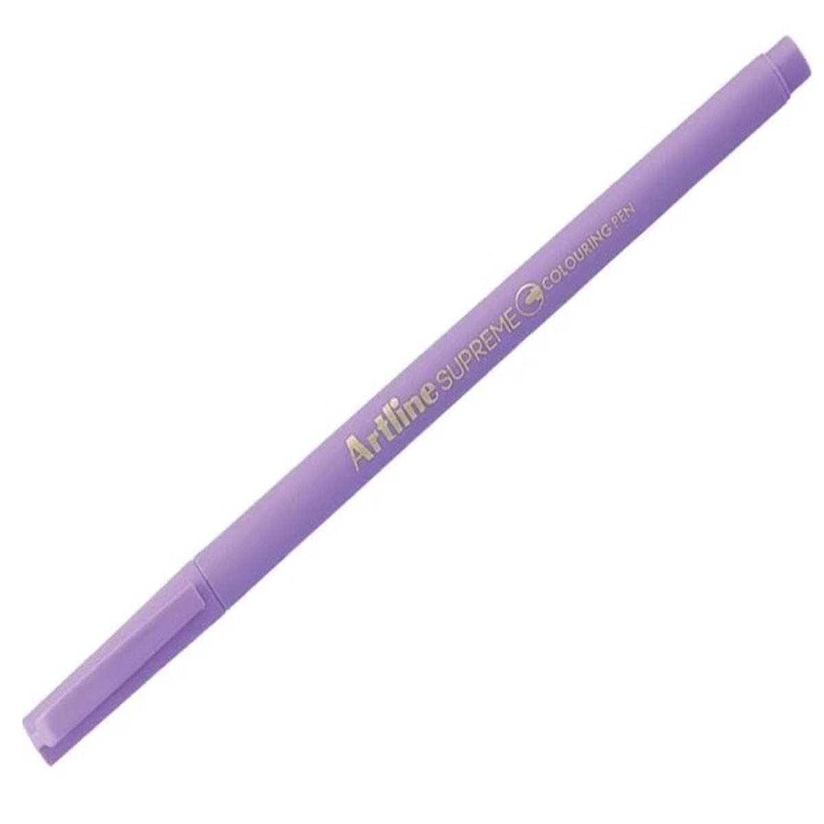 ARTLİNE SUPREME COLOURİNG KEÇE UÇLU KALEM 210 PASTEL MOR 0.6 12 Lİ 1