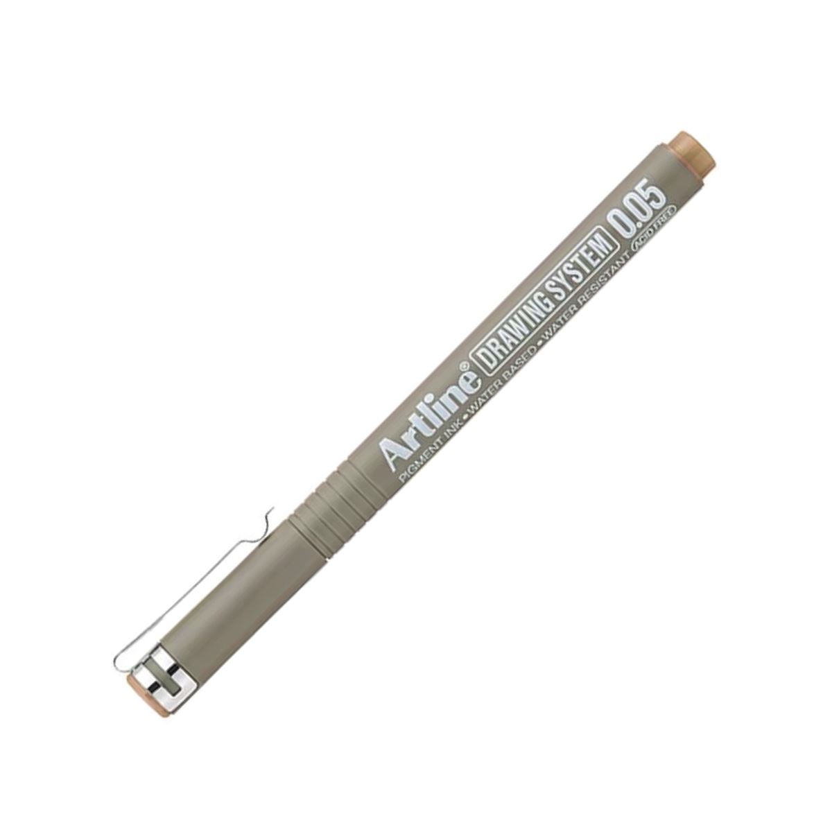 ARTLİNE ÇİZİM KALEMİ 2305N PALE BROWN 0.05 MM 12 Lİ 1