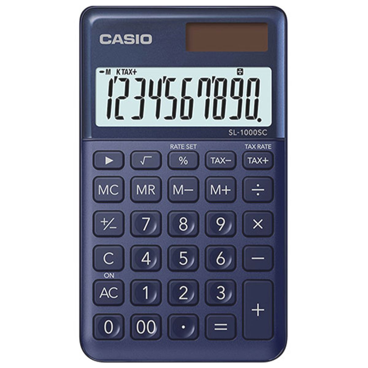 CASİO HESAP MAKİNESİ SL-1000SC-NY LACİVERT 10 HANE 1
