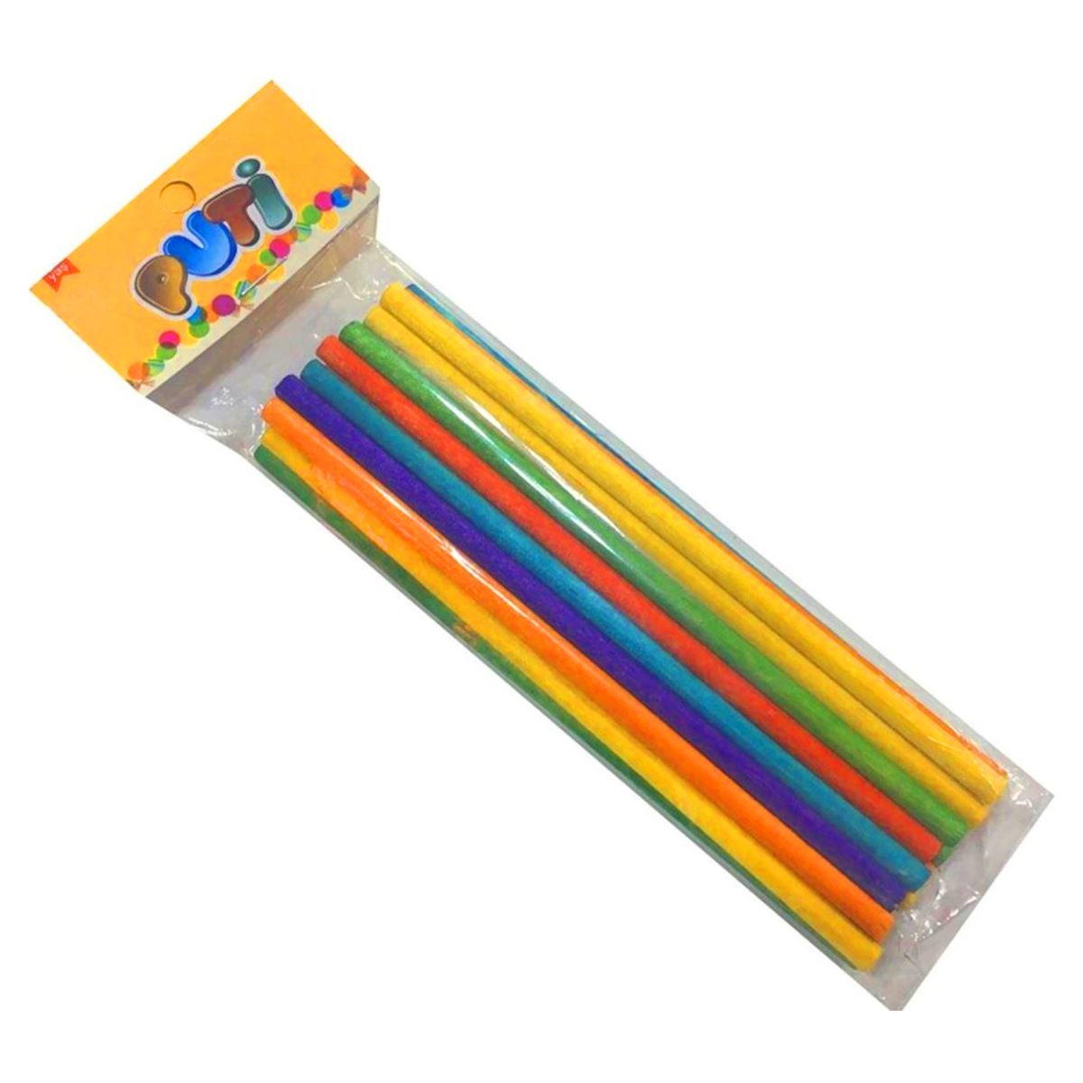 PUTİ AHŞAP YUVARLAK ÇUBUK RENKLİ 24 LÜ 12 PK 4704 1